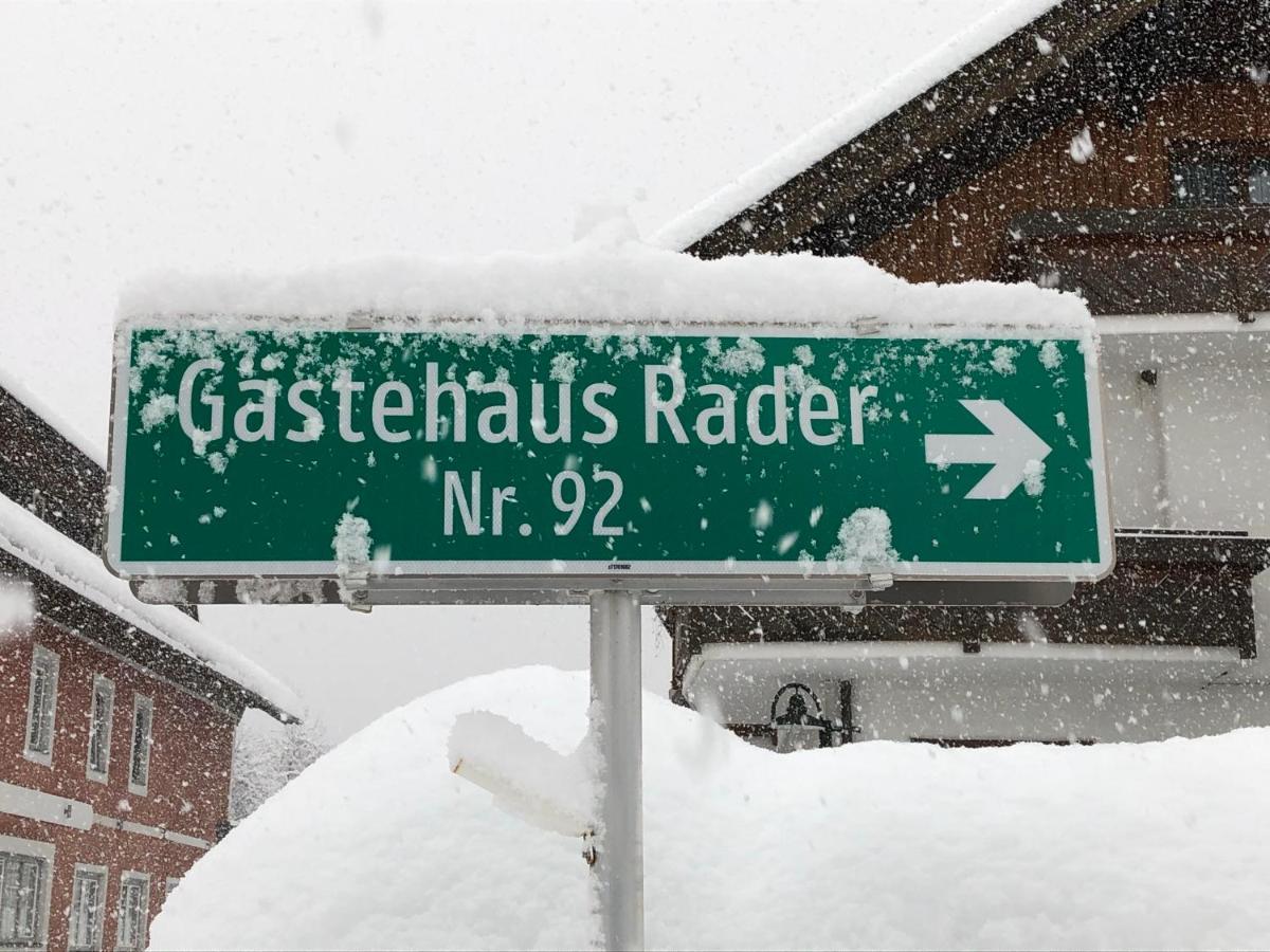 Gaestehaus Rader Weissbriach Eksteriør bilde